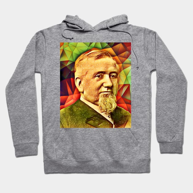 George Pullman Snow Portrait | George Pullman Artwork 15 Hoodie by JustLit